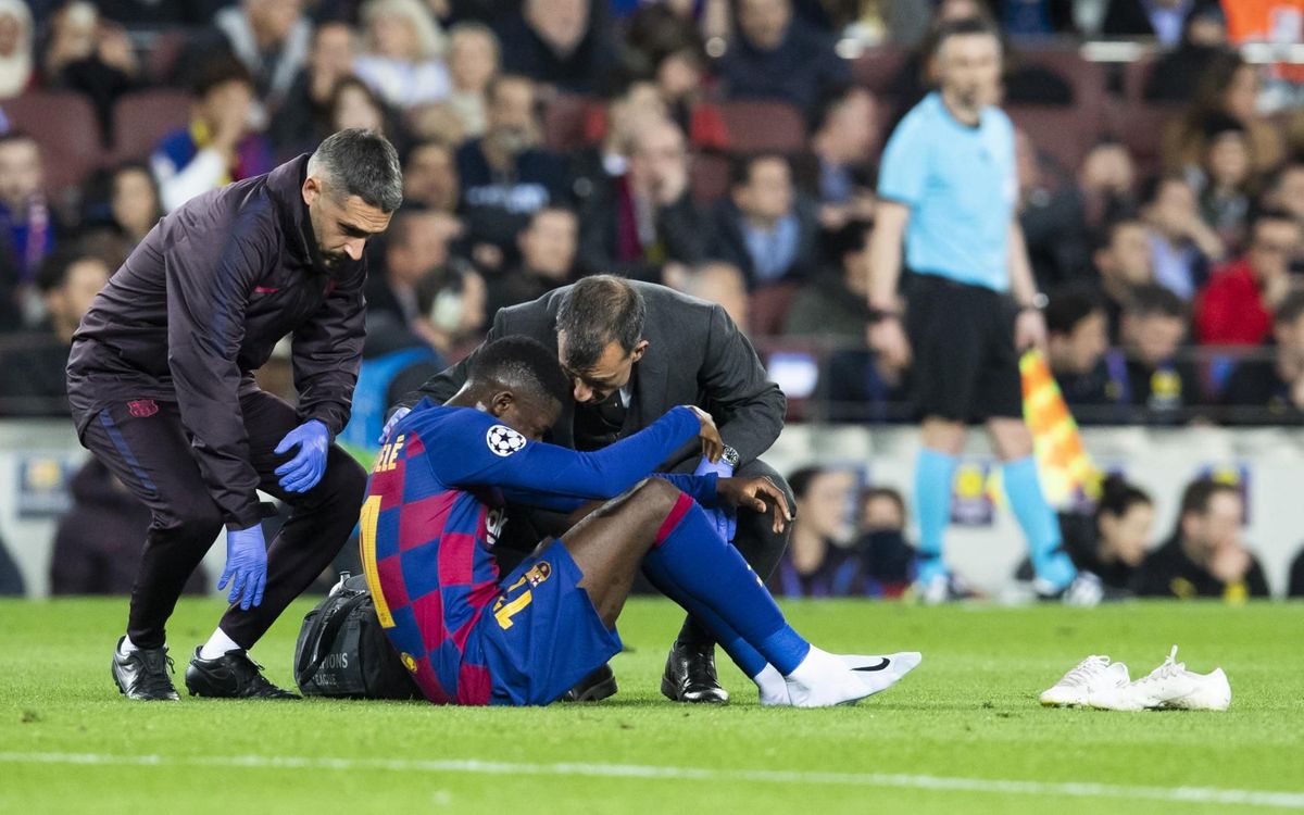 « Lésion musculaire » : Le FC Barcelone communique sur la blessure de Dembélé