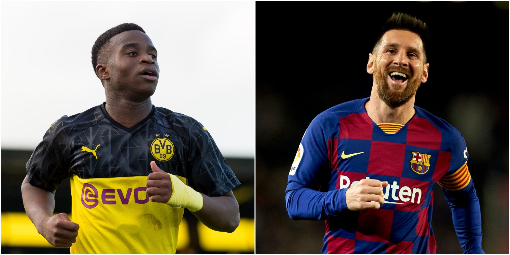 L’énorme réaction de Moukoko après un cadeau de Messi pour son 15è anniversaire