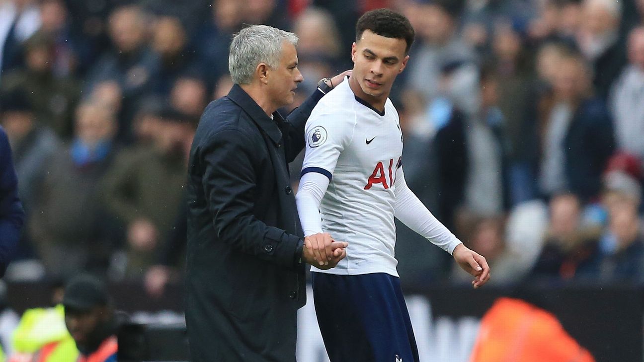 Tottenham : José Mourinho encense Dele Alli après sa prestation face à West Ham