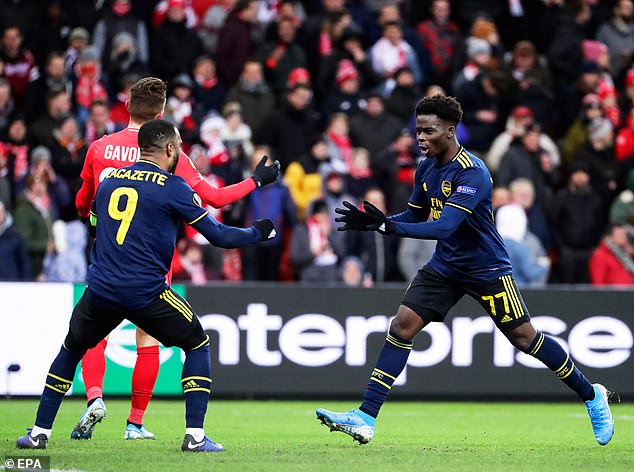 Arsenal : Bukayo Saka se dit ravi de sa performance en Europa League