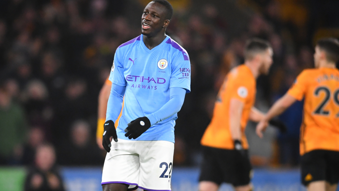 Benjamin Mendy tacle Manchester City