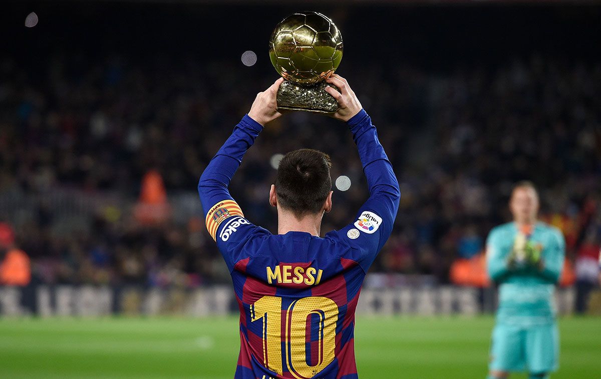 messi balon oro camp nou