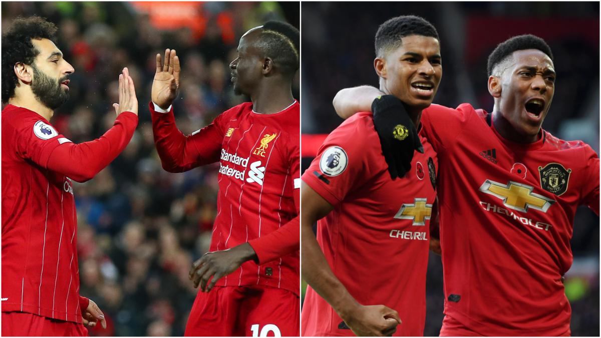 Le trio offensif de Manchester United fait mieux que celui de Liverpool