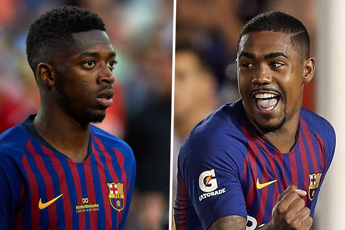 Dembele rencontre Malcom à Doha (photo)