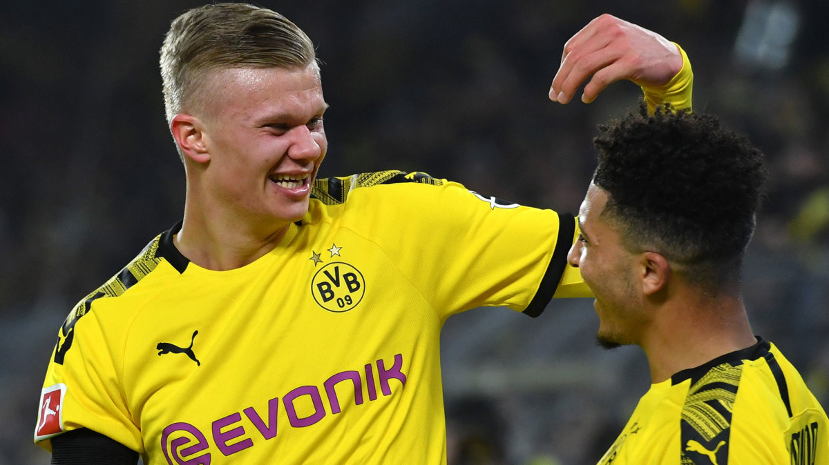 erling haaland dortmund koln goals