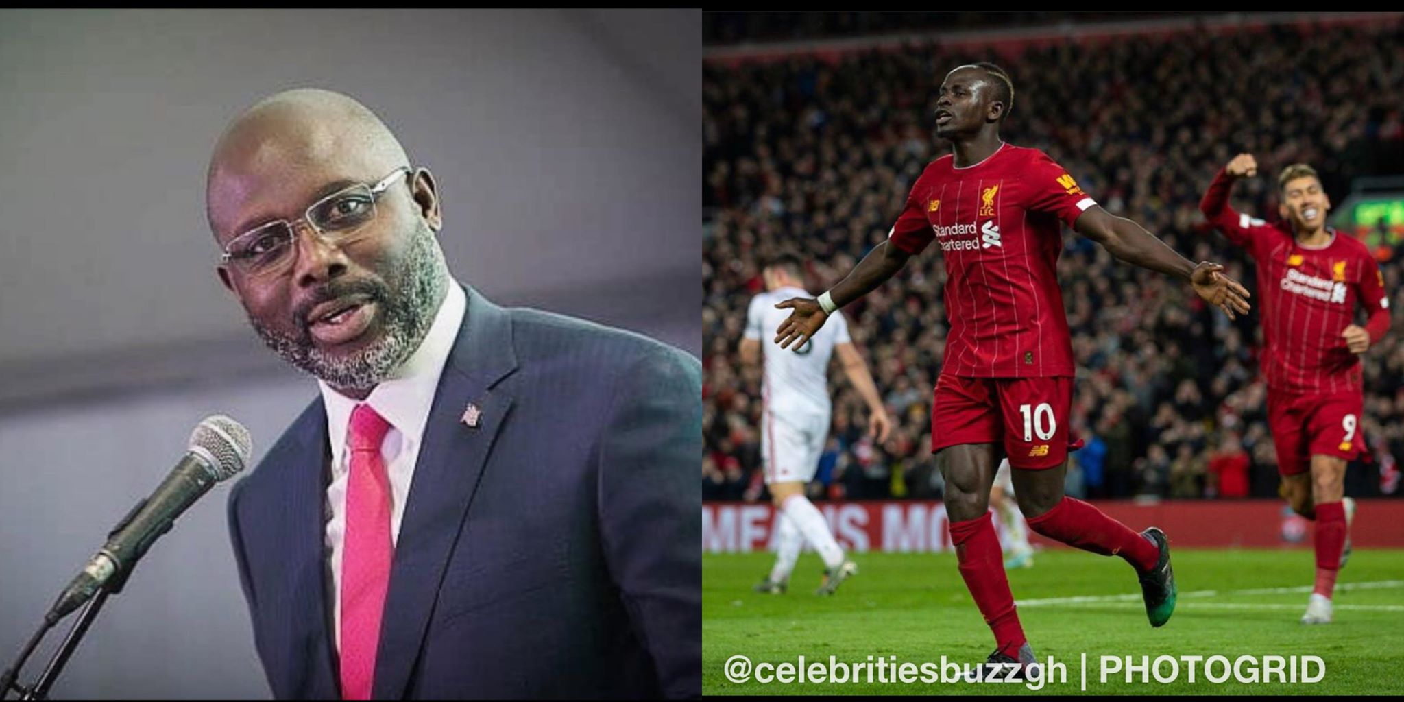 george weah and sadio mane