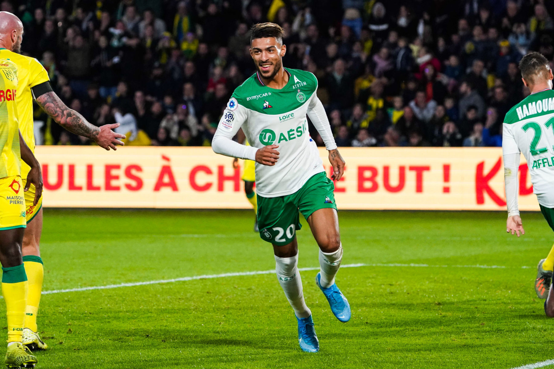 Mercato Ligue 1 : Denis Bouanga s’y plaît bien chez les verts