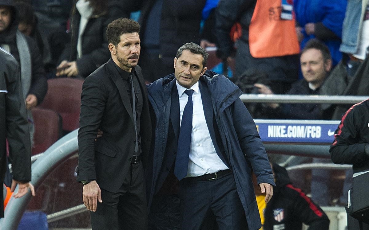 FC Barcelone : Diego Simeone prend position sur la situation de Valverde