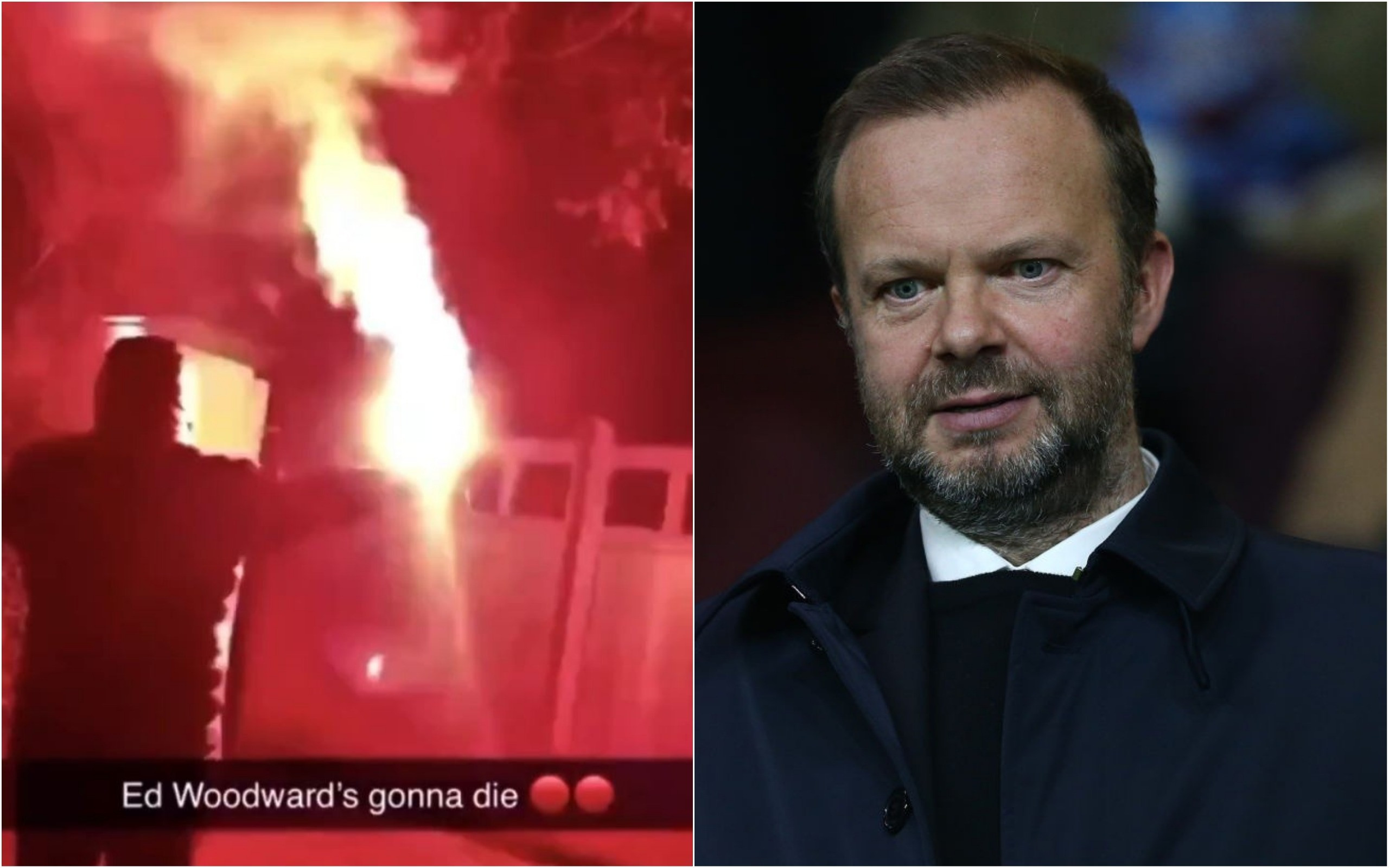 manchester united fans attack ed woodward house f906