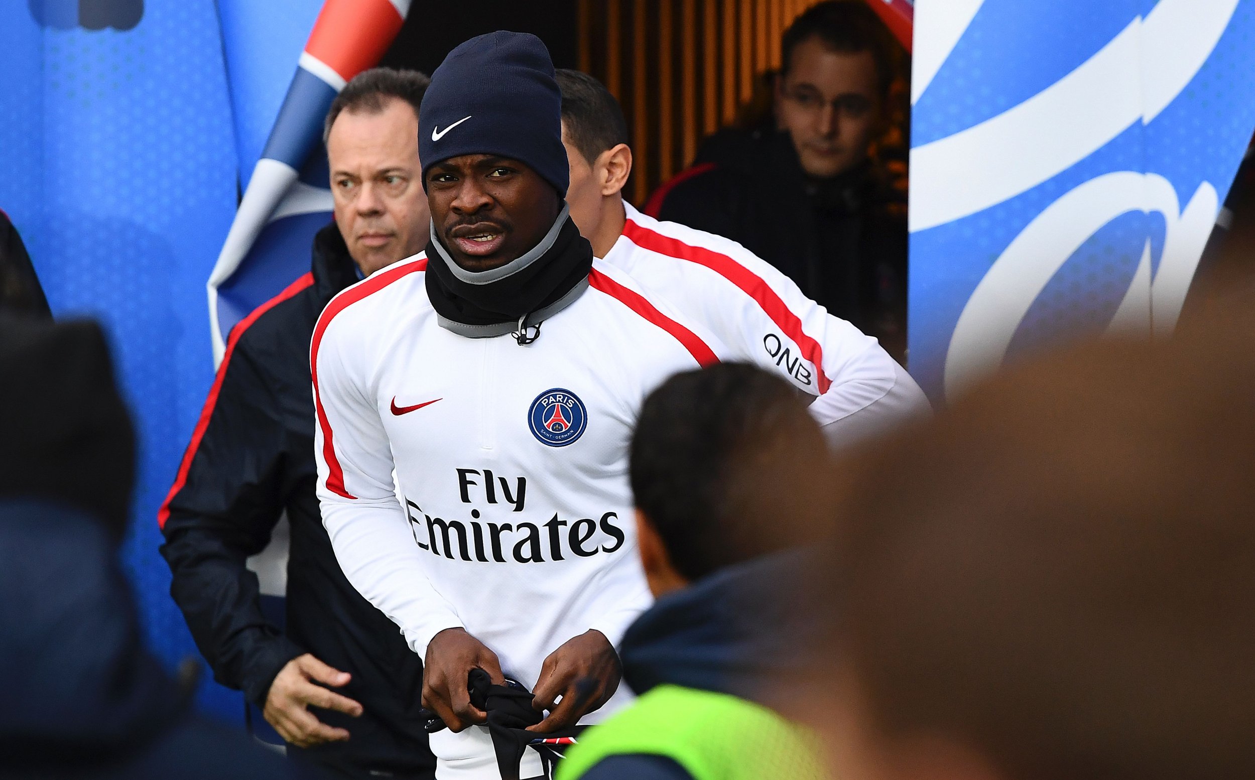 paris saint germain defender serge aurier