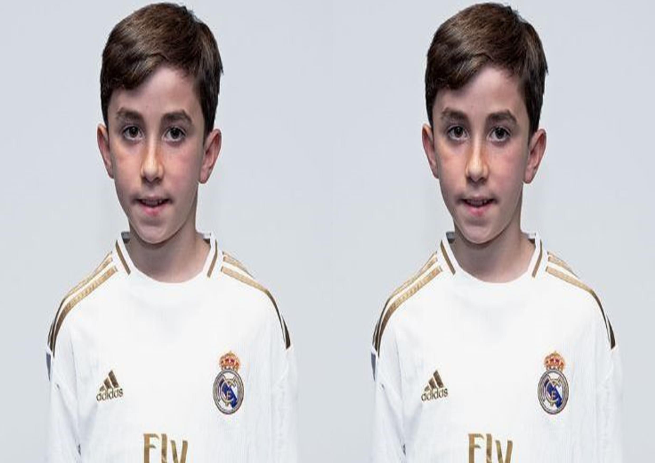 Officiel : Le Real Madrid signe un jeune phénomène de 8ans (Photo)