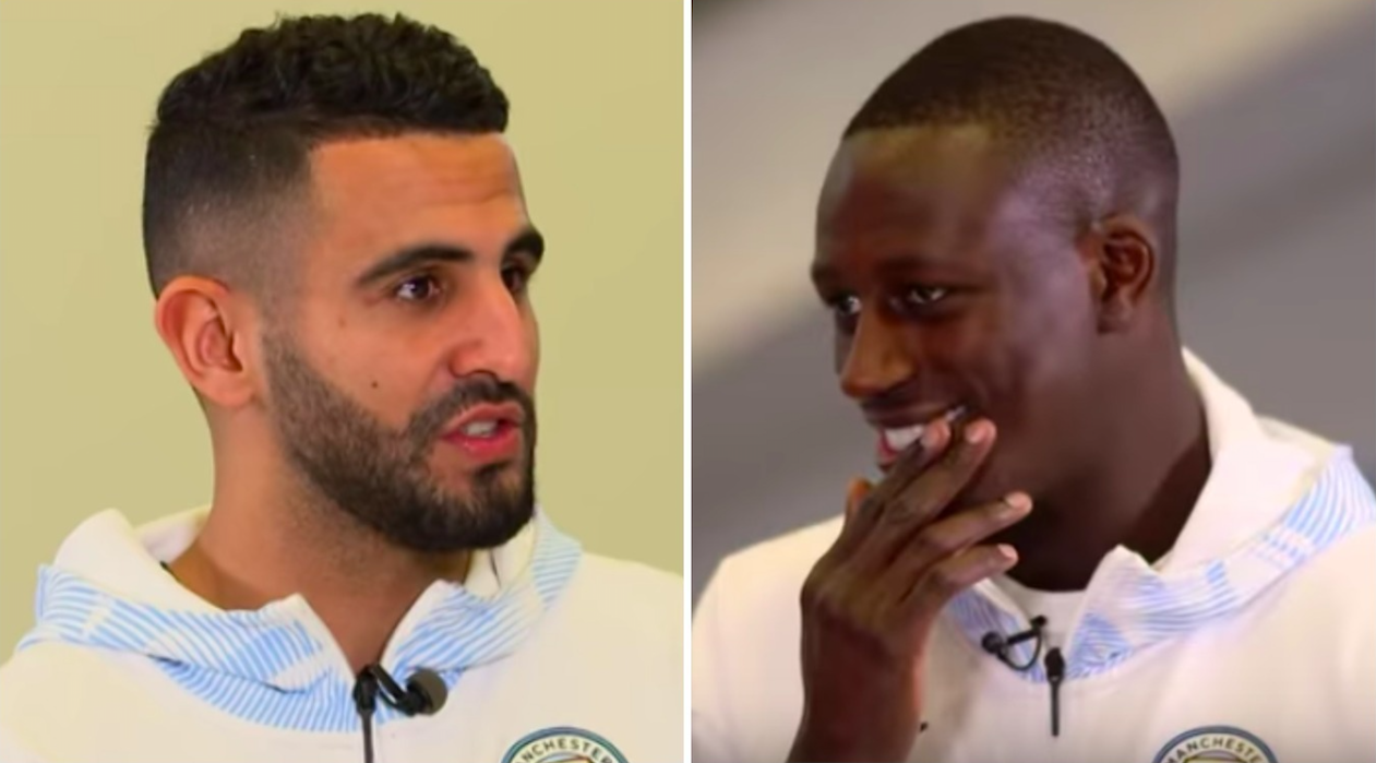 riyad mahrez drops enormous hint that fernandinho is leaving manchester city