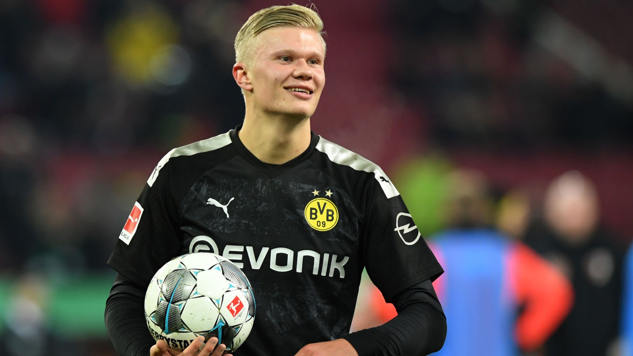 Après son triplé pour son premier match avec Dortmund, Erling Haaland réagit