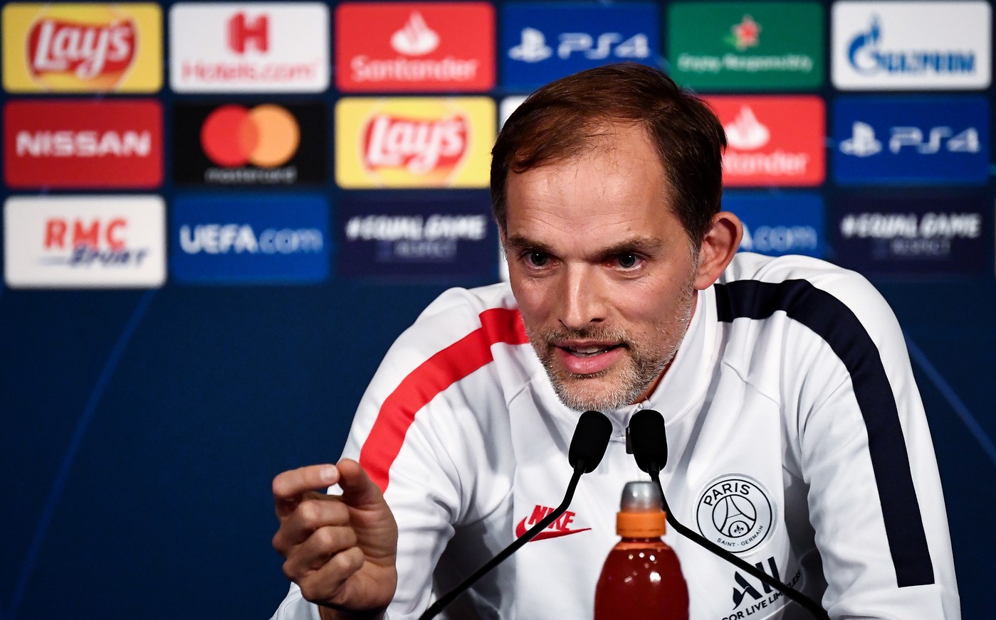 l entraineur psg thomas tuchel exprime devant presse parc princes 5 novembre 2019 veille match contre bruges ligue champions 0 1399 872