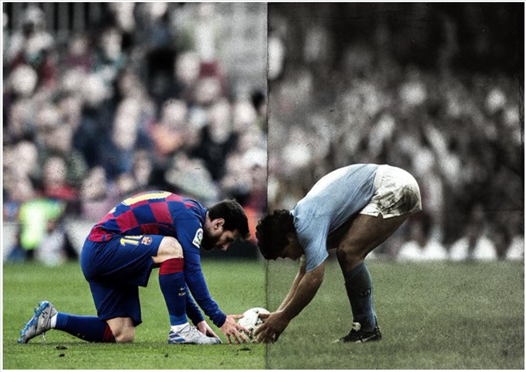 Le charisme de Maradona bat Messi d’une main
