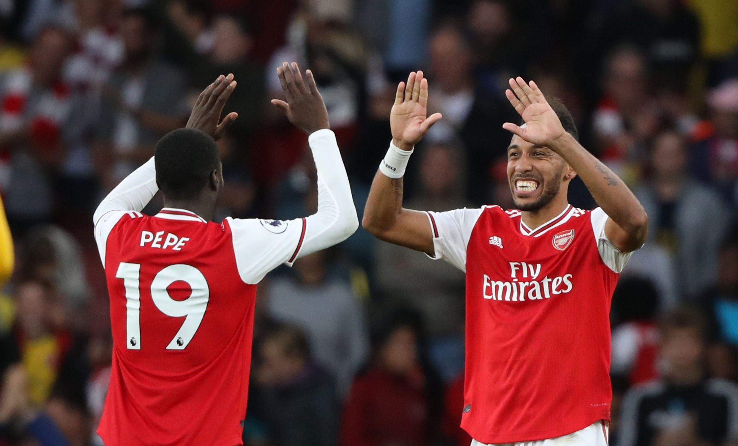 Arsenal : Ça s’échauffe entre Pépé et Aubameyang