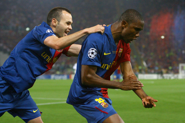 etoo celebration