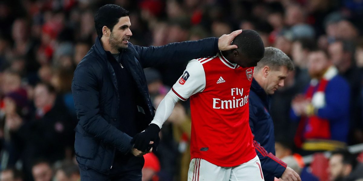 nicolas pepe mikel arteta