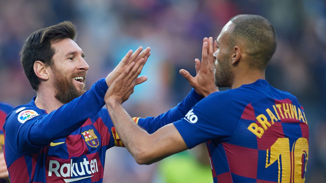 Barcelone : La promesse de Martin Braithwaite à Lionel Messi