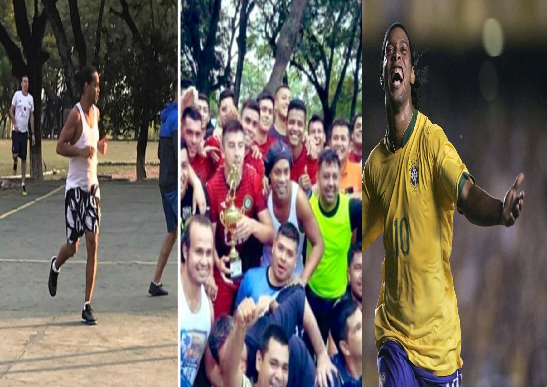 Futsal : Ronaldinho fait remporter « un cochon » à  son équipe en prison  (Photo)