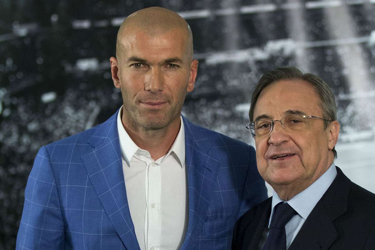 zinedine zidane florentino perez real madrid