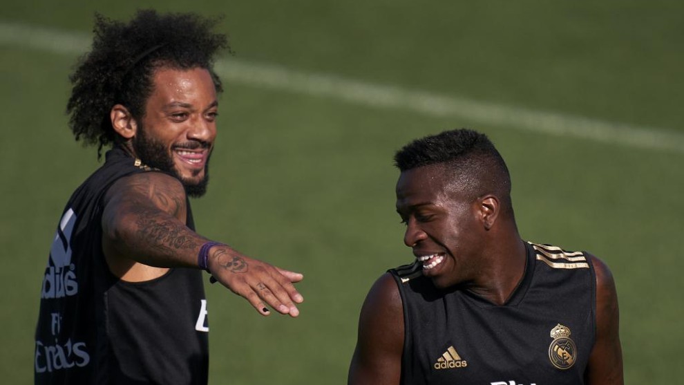 Vinicius révèle son pari avec Marcelo du Clasico