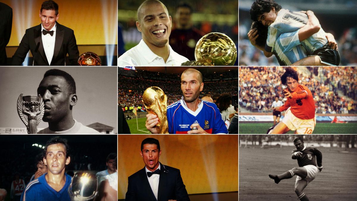 Ronaldinho 24e, Messi 2e… FourFourTwo dévoile les 100 meilleurs joueurs de l’histoire
