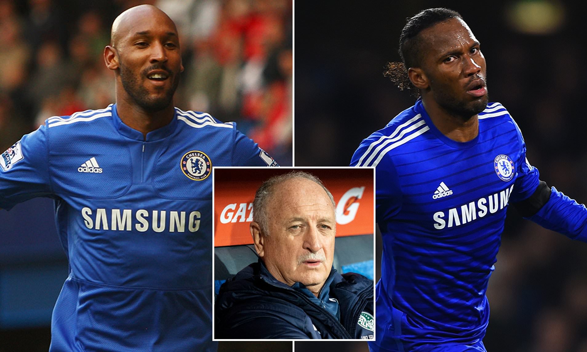 « C’était un manque de respect », les révélations de Scolari sur la relation Anelka-Drogba