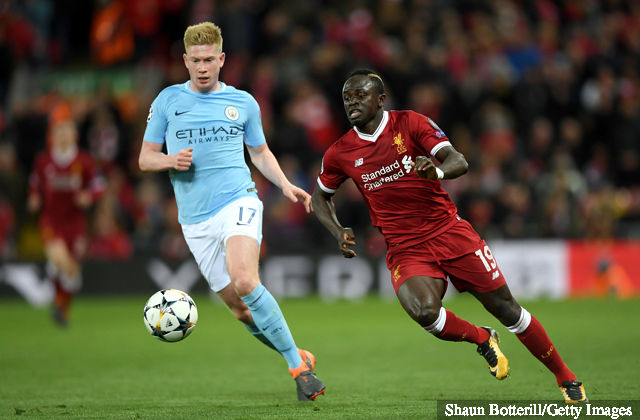 Sadio Mané désigné meilleur joueur de premier league par Kevin De Bruyne