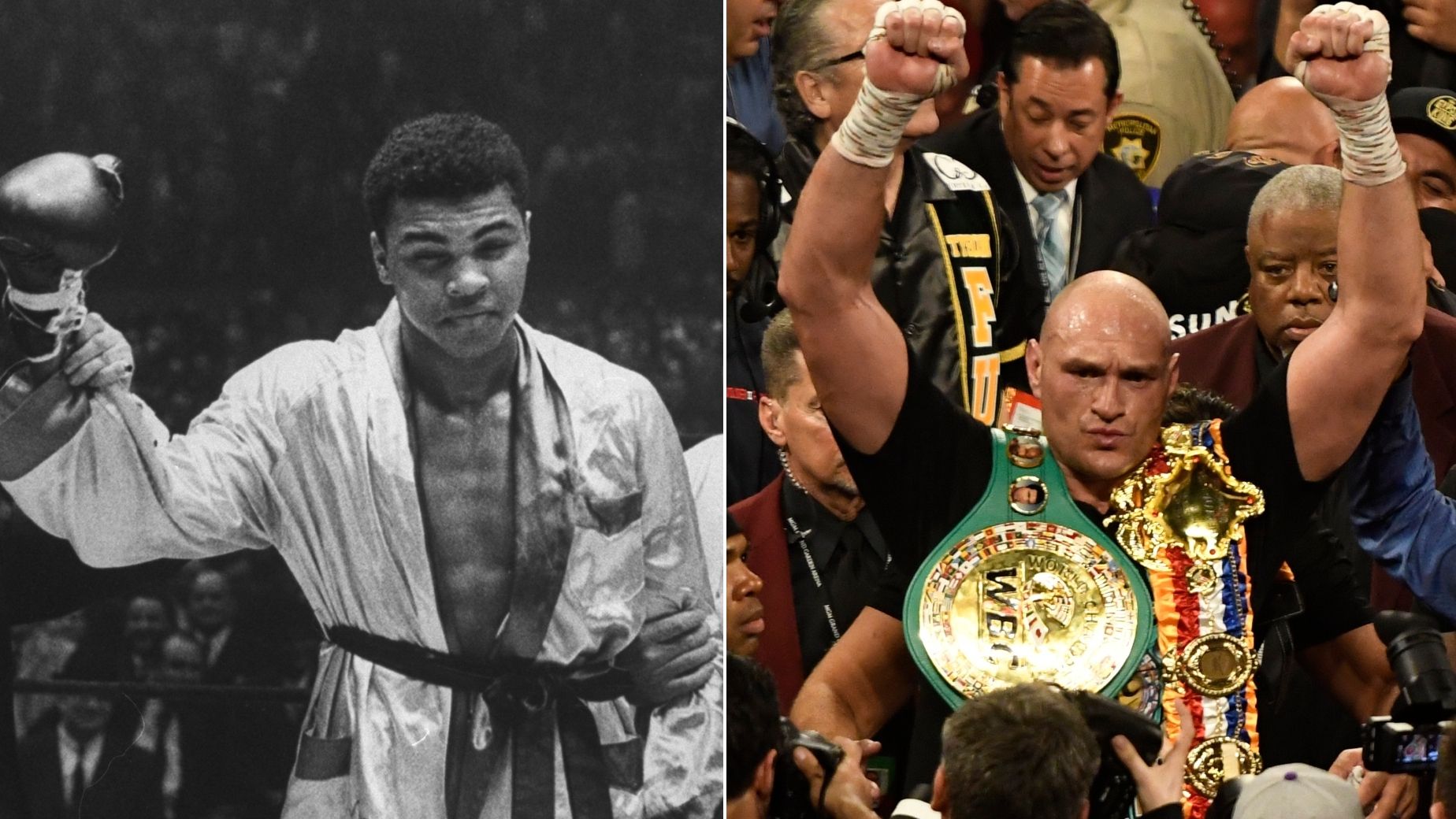 Tyson Fury comparé à la légende Muhammad Ali pour avoir «inspiré des milliers de personnes»