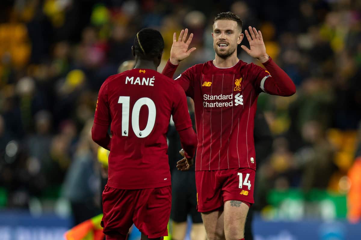 jordan henderson et sadio mane