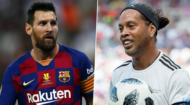 « Ronaldinho se classe devant Lionel Messi comme le plus grand joueur de tous les temps »