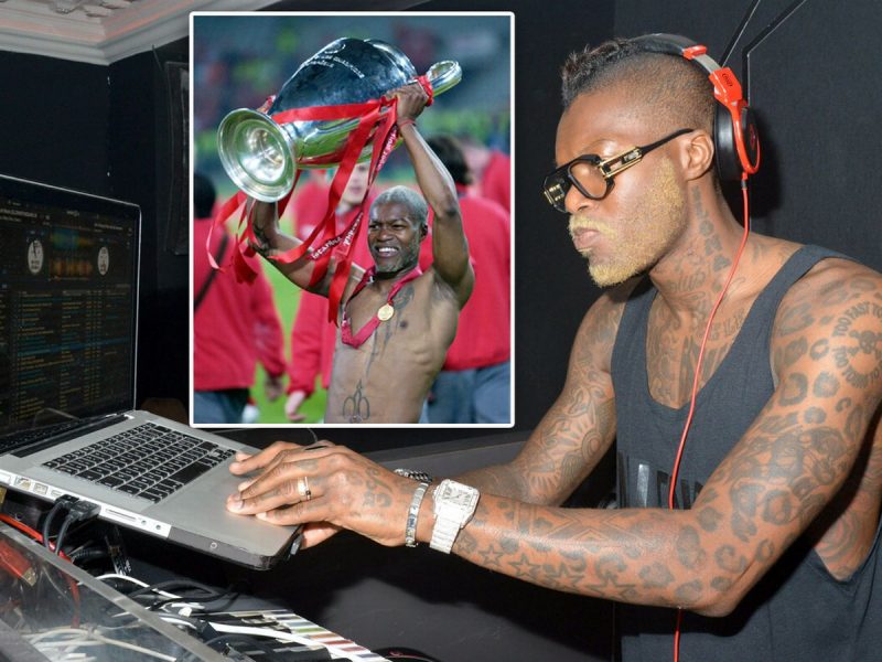 main djibril cisse dj party at the calavados day 5 the 68th annual cannes film festival
