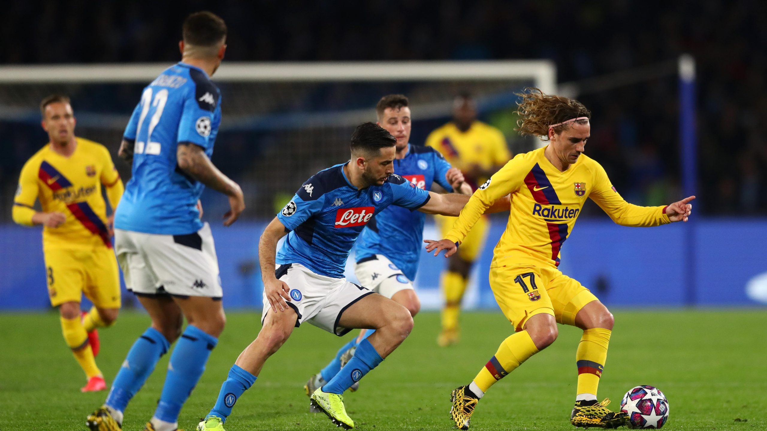 ssc napoli v fc barcelona uefa champions league round of 16 first leg scaled