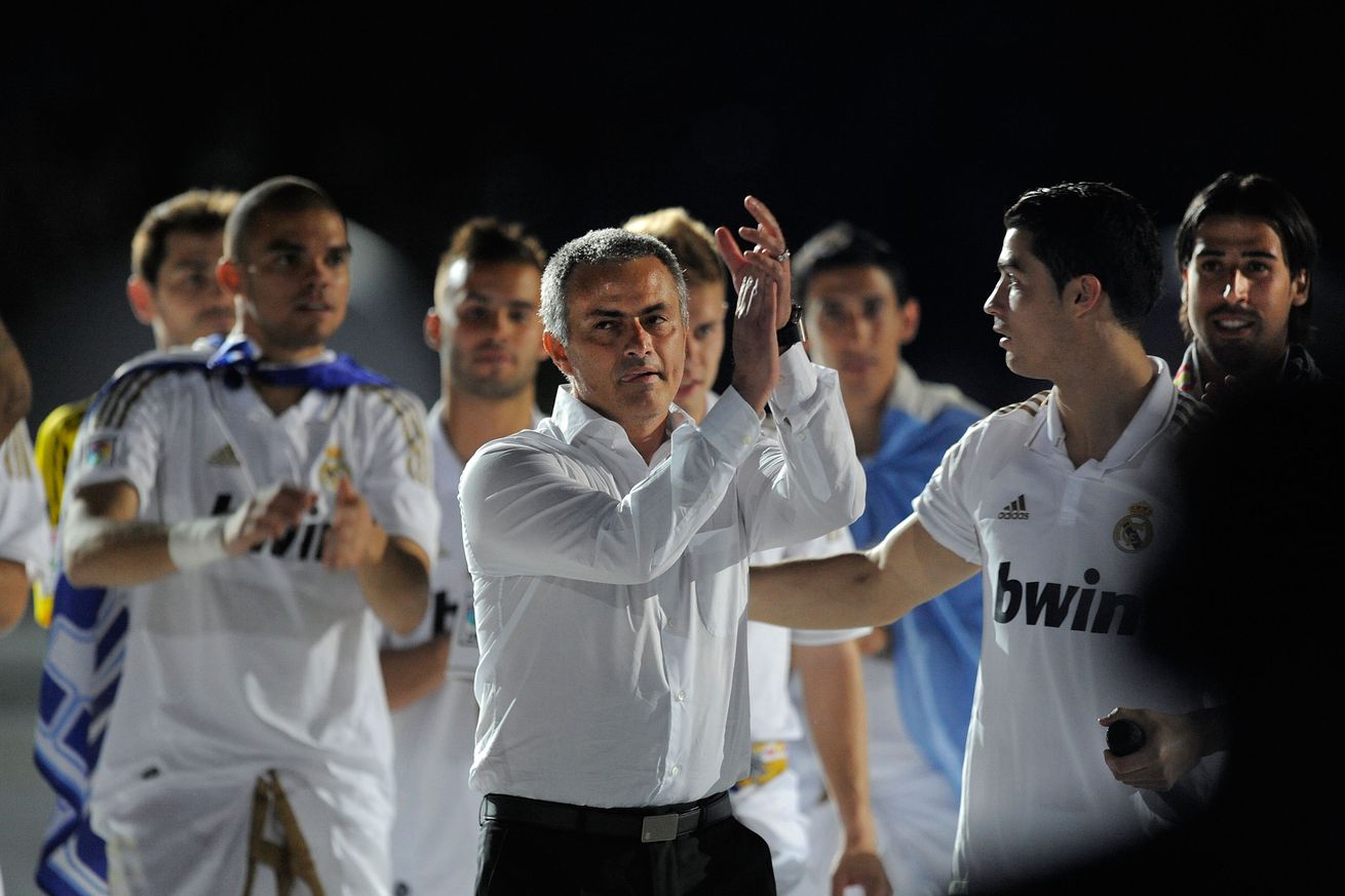 C’est ainsi que le Real Madrid de Mourinho a célébré le titre historique de la ligue 2011/12