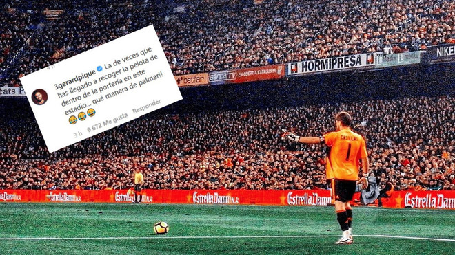 Puyol et Pique plaisantent sur le post Instagram de Casillas