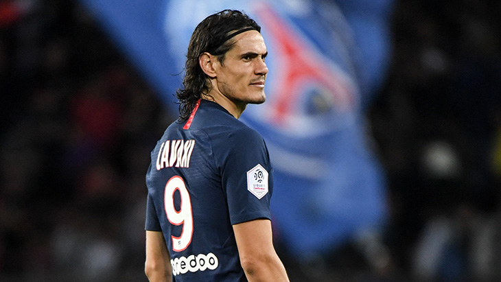 cavani psg drapeau