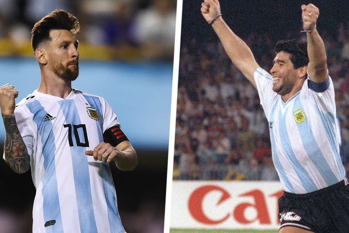 diego maradona lionel messi argentina split 2nr8ab6mwvkf1eumw2pn5y0ya