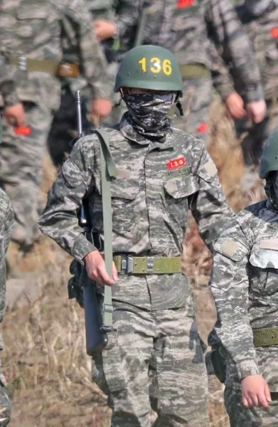 Son Heung-Min: Le Footballeur Effectue Son Service Militaire Obligatoire En Corée Du Sud : Découvrez Les Images