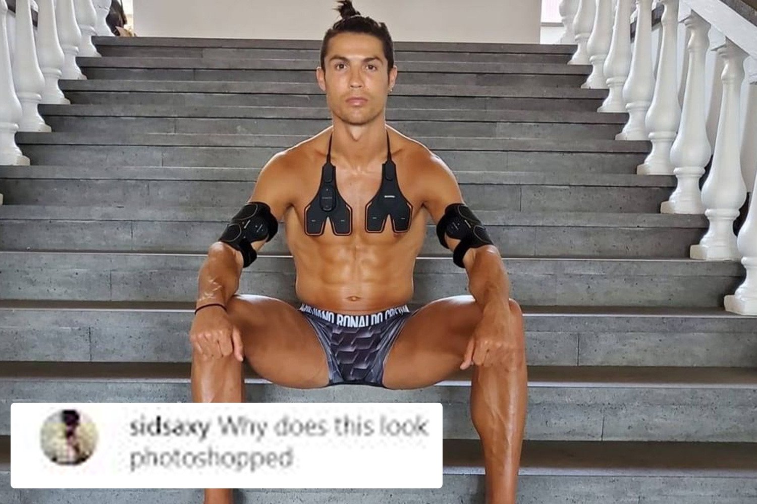 Cristiano Ronaldo pris en flagrant délit de Photoshop sur Instagram
