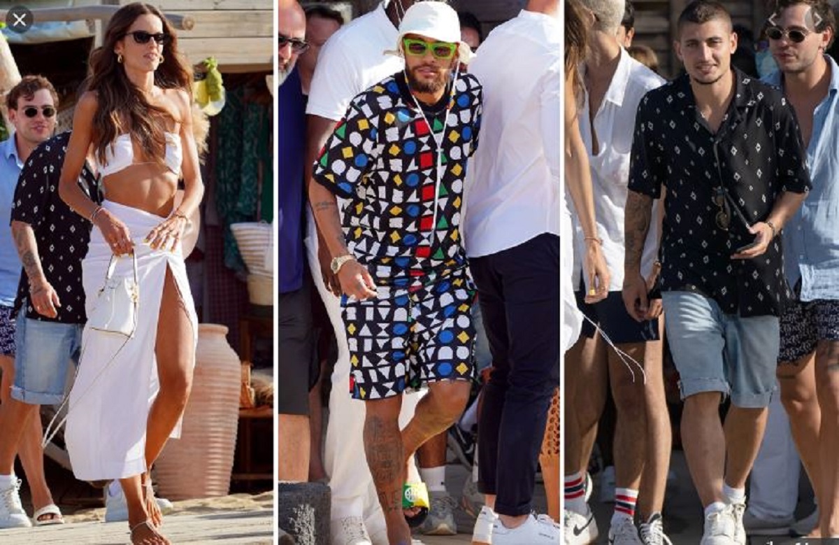Les nouvelles photos de Neymar et Verratti à Saint-Tropez, loin des craintes du coronavirus