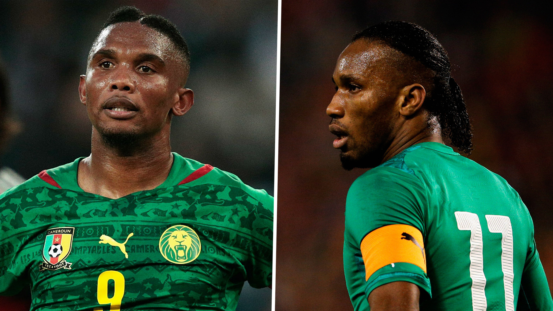 7 hallucinants chiffres tranchent entre Samuel Eto’o et Didier Drogba