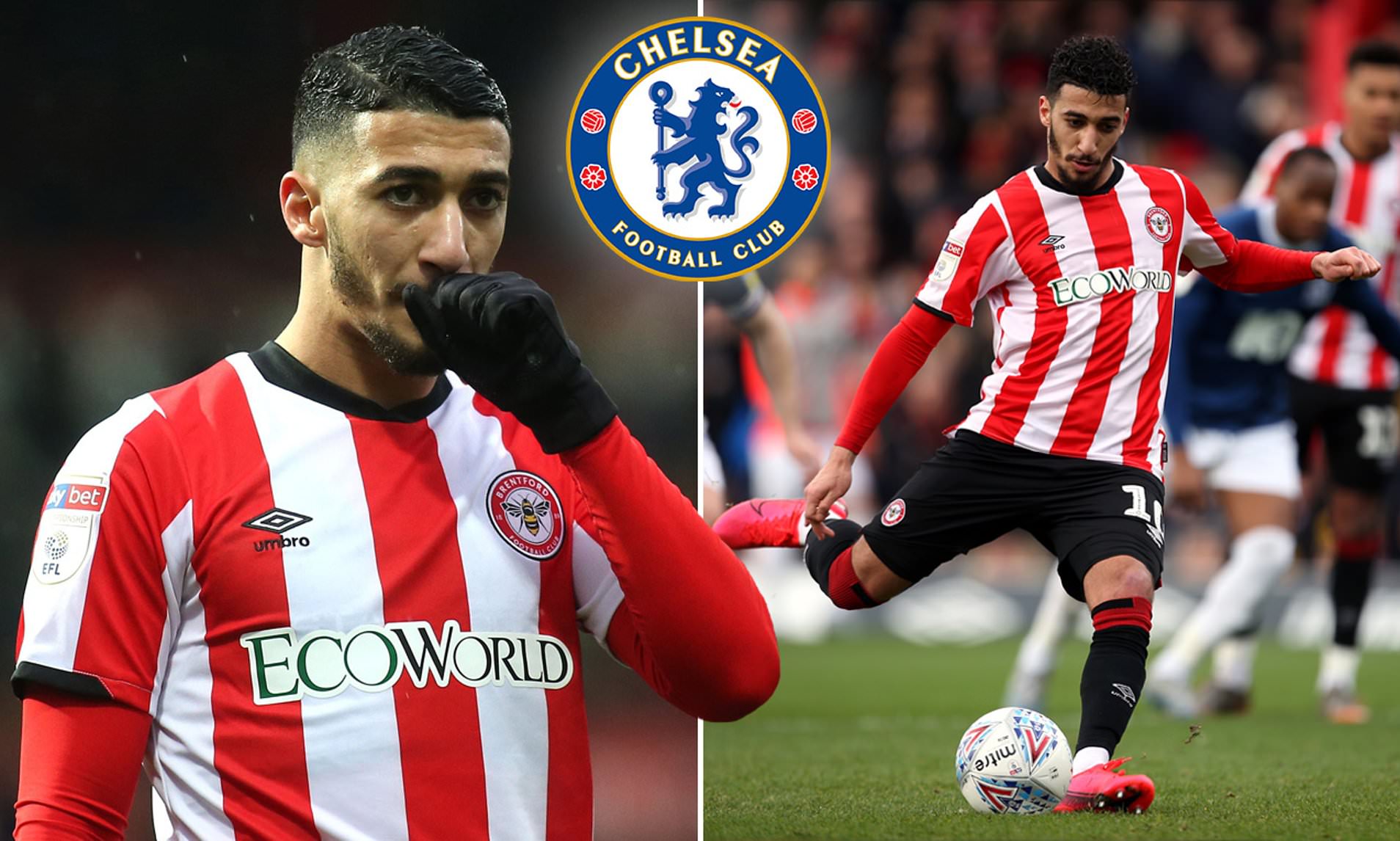 Mercato: Accord entre Chelsea et Brentford ? Fahd Moufi félicite Benrahma