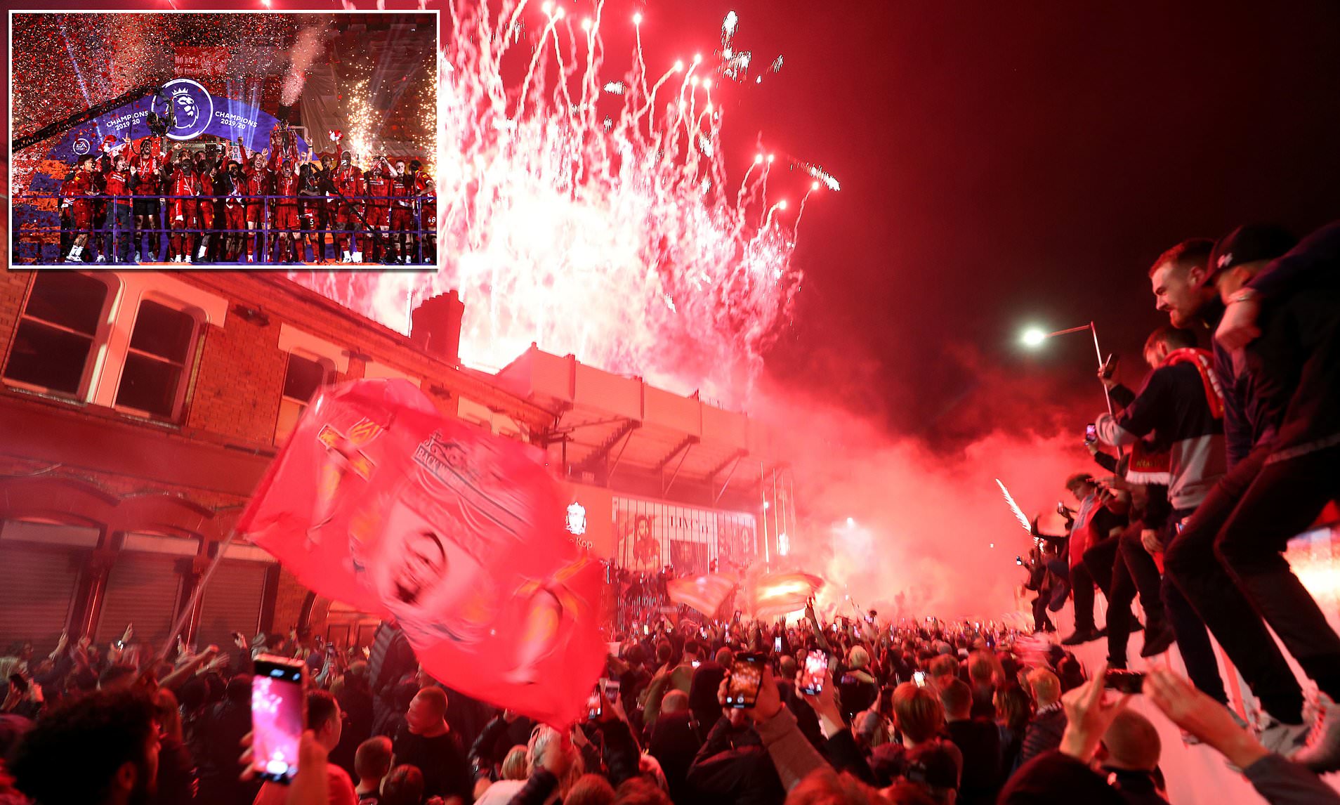 Célébrations de titre, Liverpool recadre certains de ses supporters