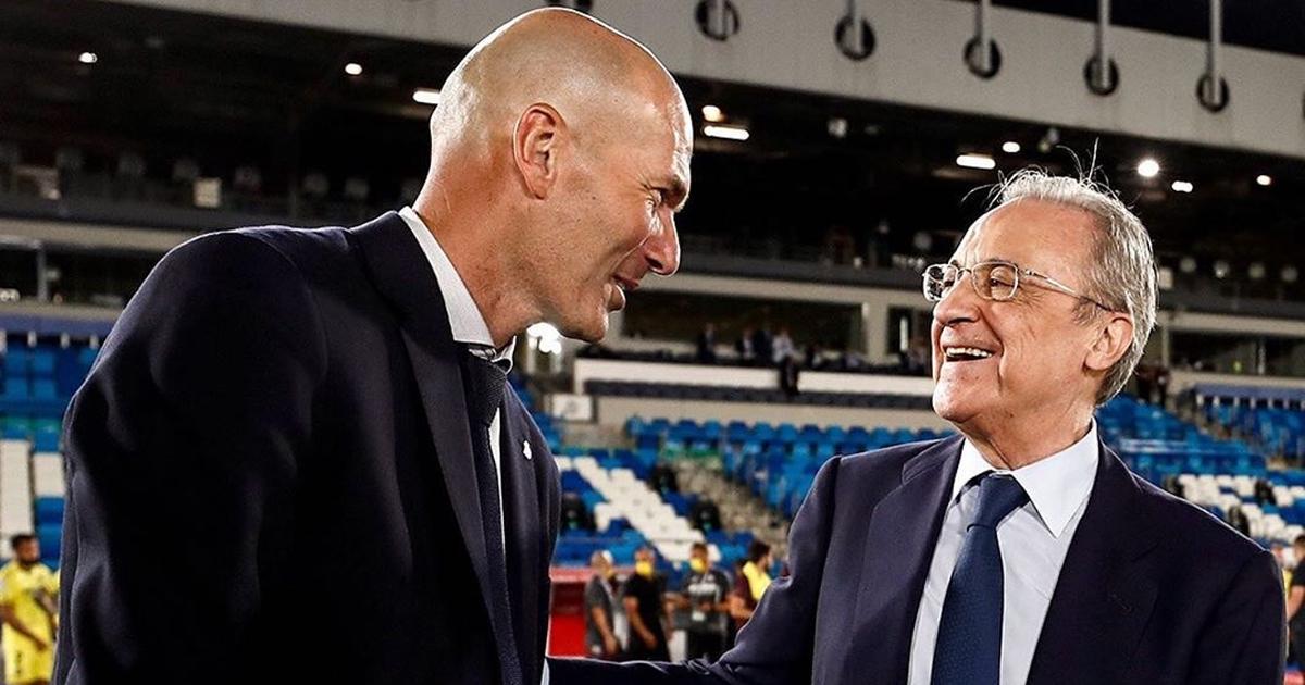 Zidane a rendu un bel hommage à Florentino Perez