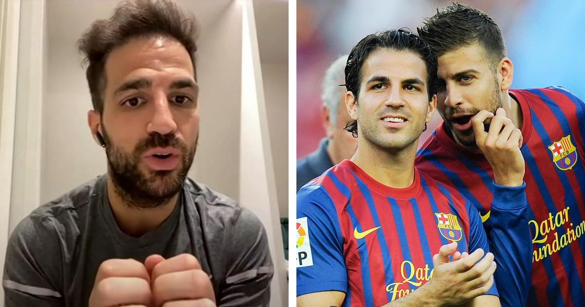 Cesc Fabregas nomme Gerard Pique comme l’un des coéquipiers les plus fous de tous les temps