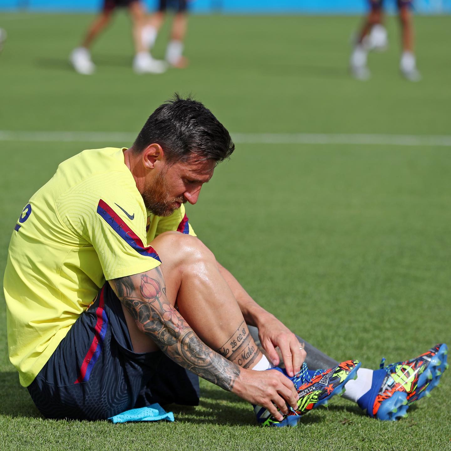 Barça : Lionel Messi dévoile ses nouvelles chaussures (photos)