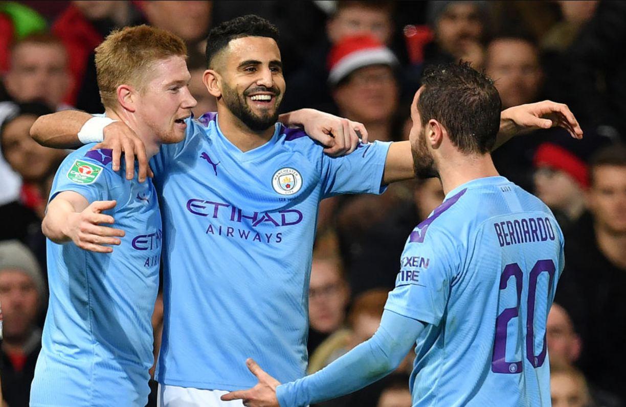 Man City de bruyne mahrez bernardo