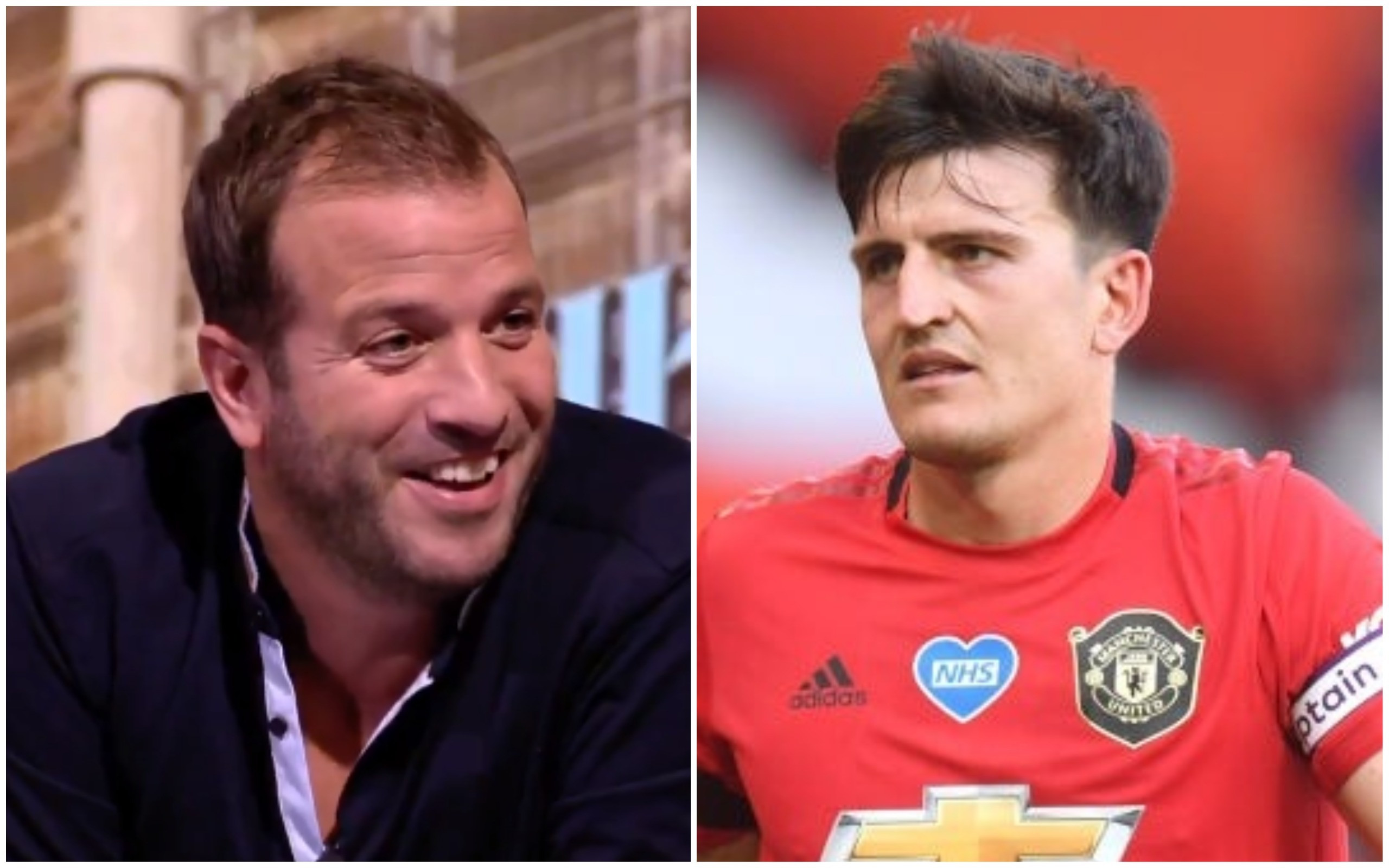 Rafael van der Vaart and Harry Maguire 6096