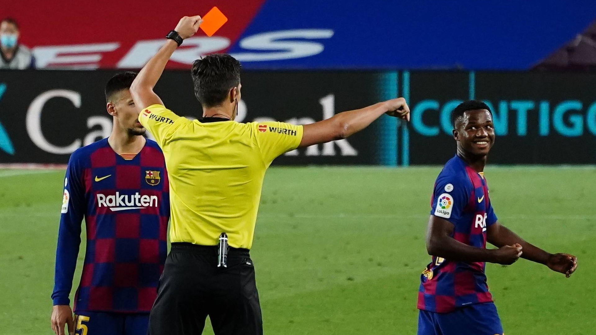 FC Barcelone : Ce que risque Ansu Fati après son carton rouge contre l’Espanyol